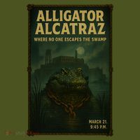 Alligator Alcatraz Where No One Escapes The Swamp T-Shirt thumb 7