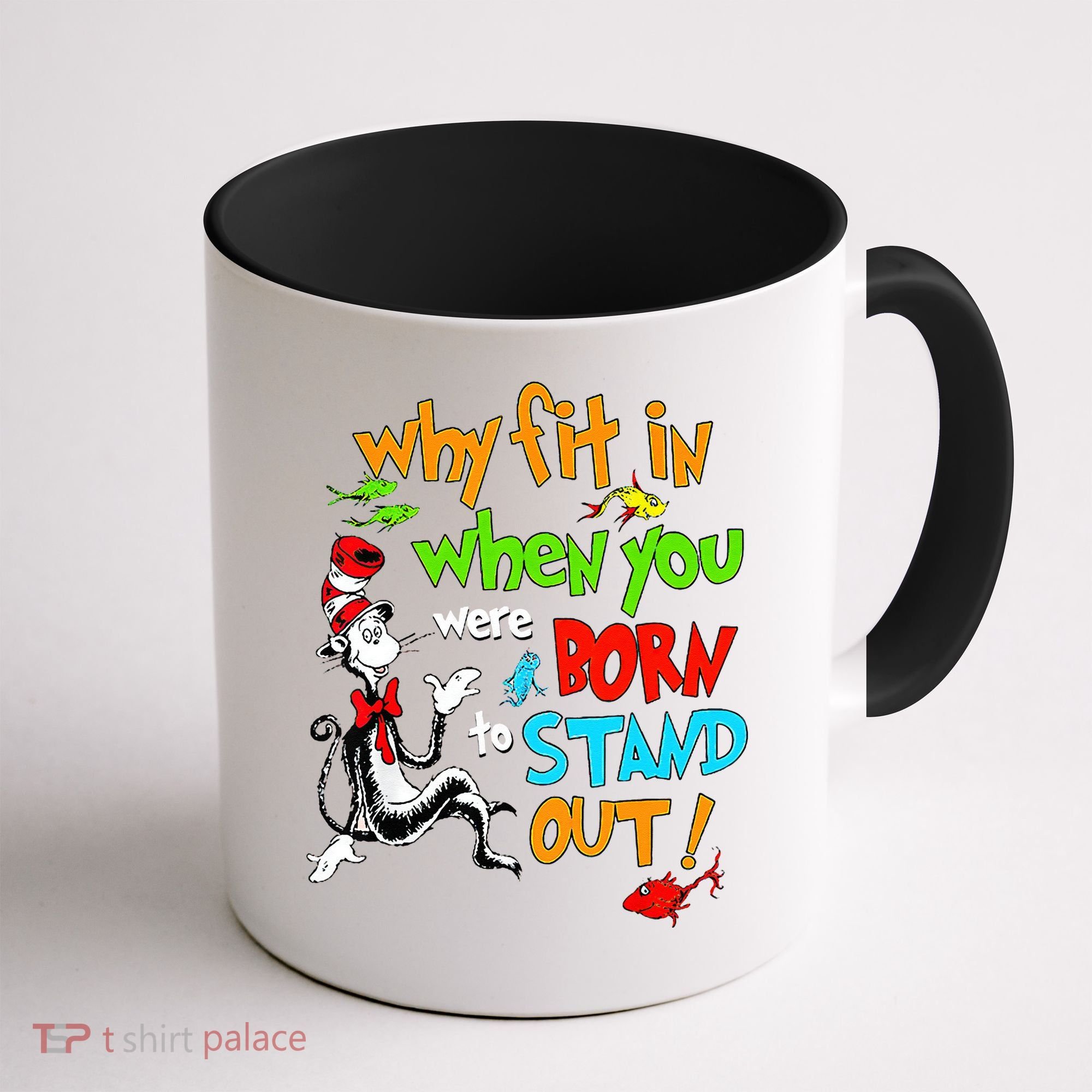 Autism Autist Why Fit In When You Were Born To Stand Out Coffee Mug
