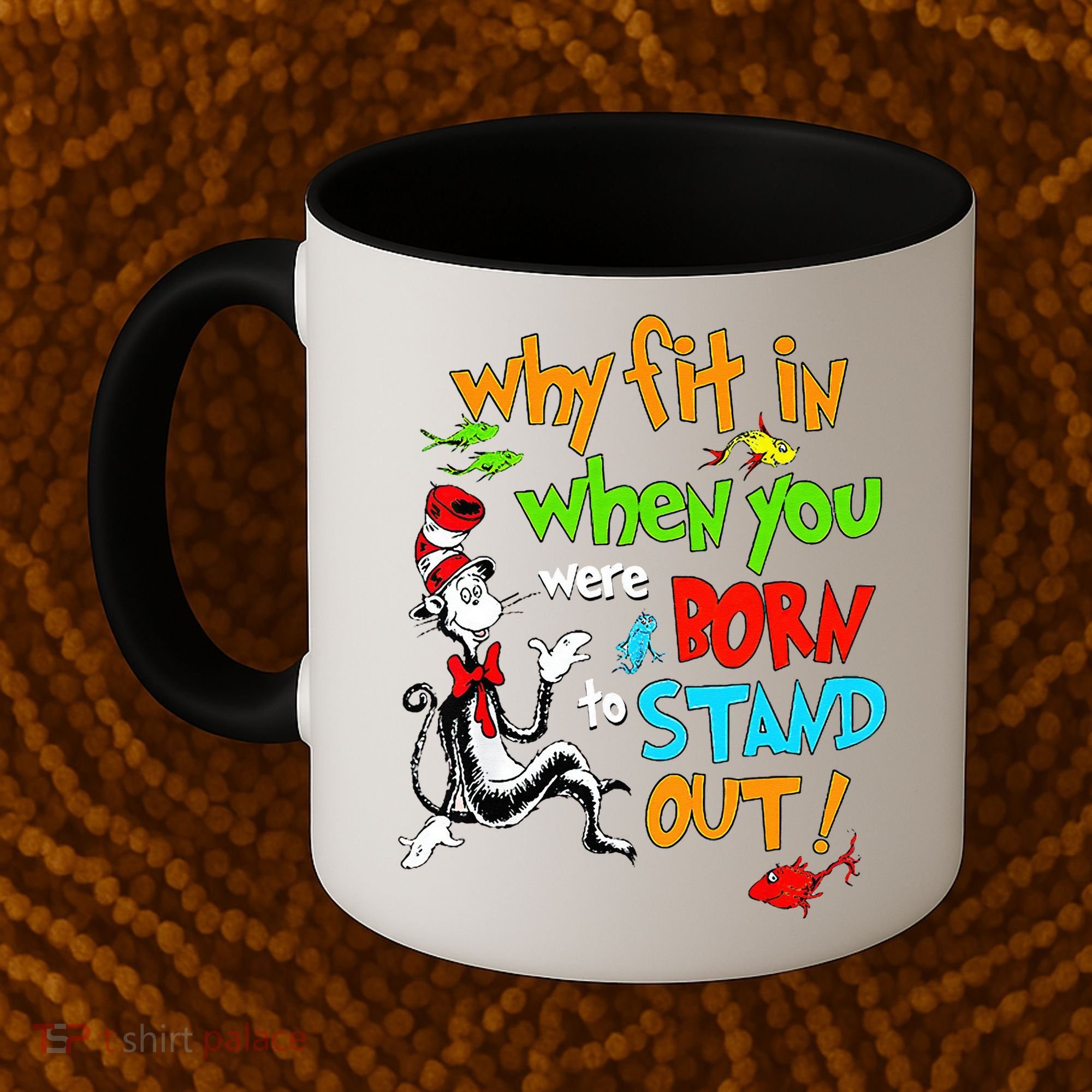 Autism Autist Why Fit In When You Were Born To Stand Out Coffee Mug