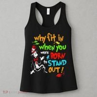 Autism Autist Why Fit In When You Were Born To Stand Out Women's Tank Top thumb 3