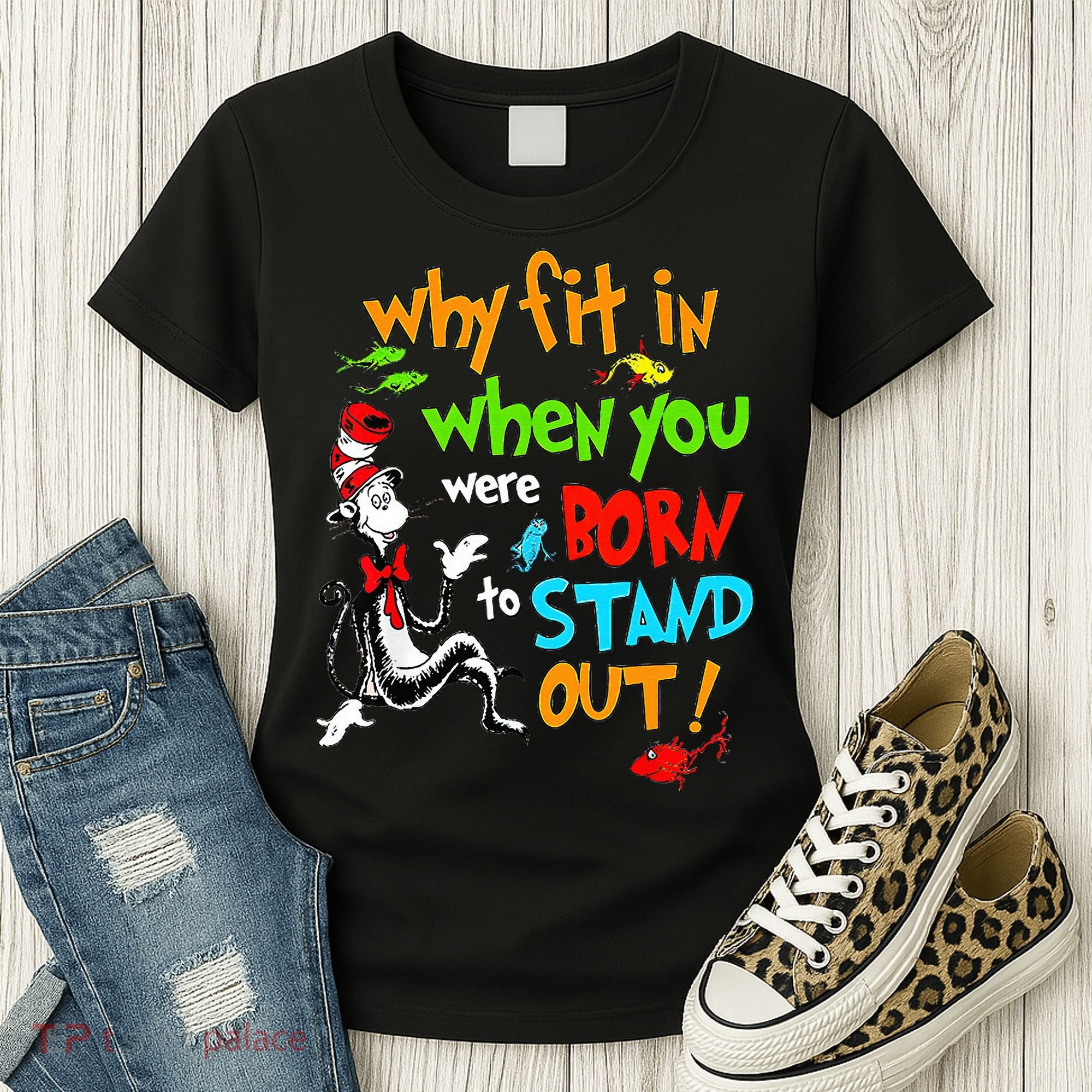 Autism Autist Why Fit In When You Were Born To Stand Out Women's T-Shirt