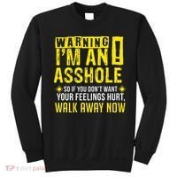 Asshole Assholes Warning Vulgar Profanity Fun Gag Gift Sweatshirt thumb 0