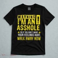 Asshole Assholes Warning Vulgar Profanity Fun Gag Gift T-Shirt thumb 5