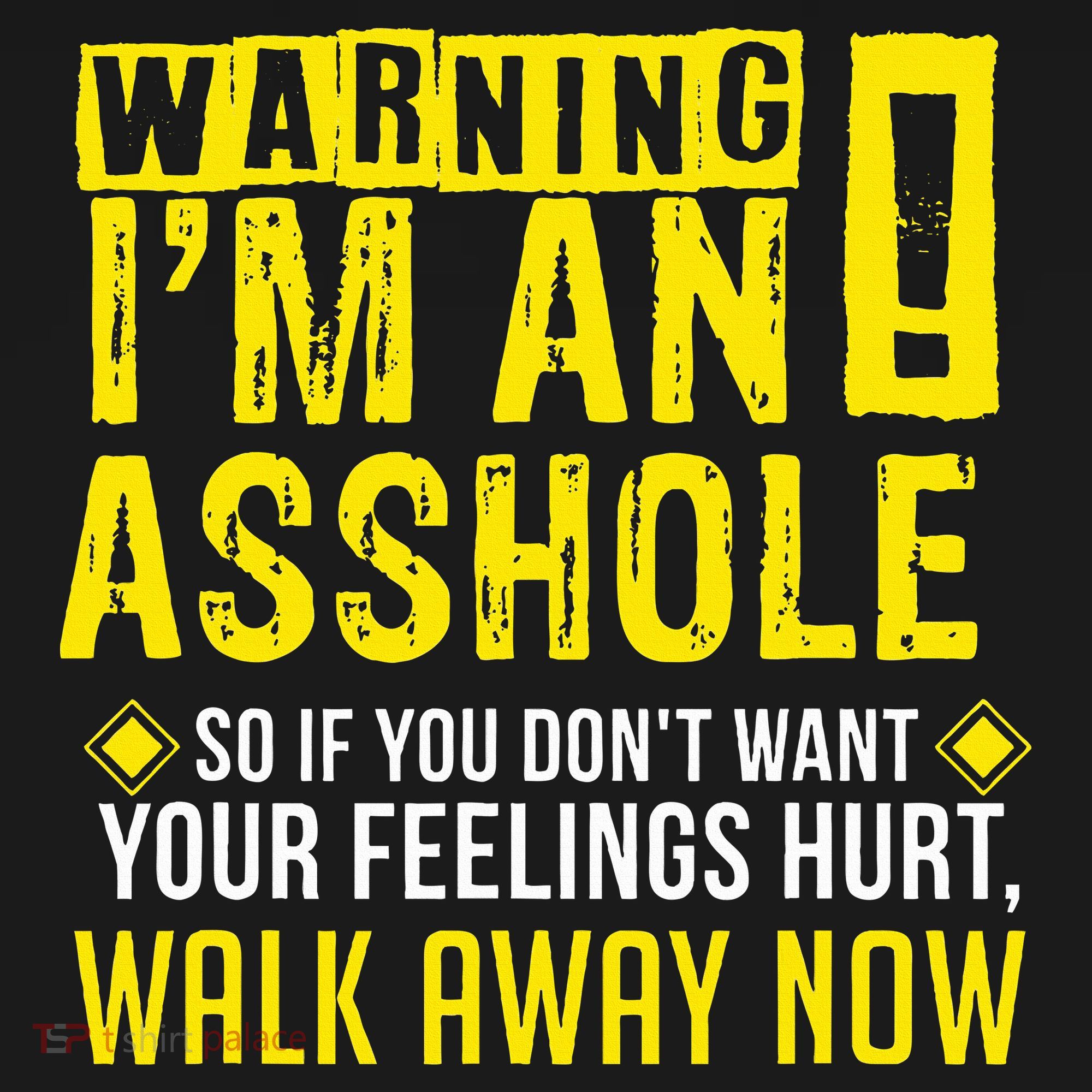 Asshole Assholes Warning Vulgar Profanity Fun Gag Gift Women's Tank Top