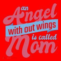 An Angel Without Wings Is Called Mom Santa Hat thumb 1