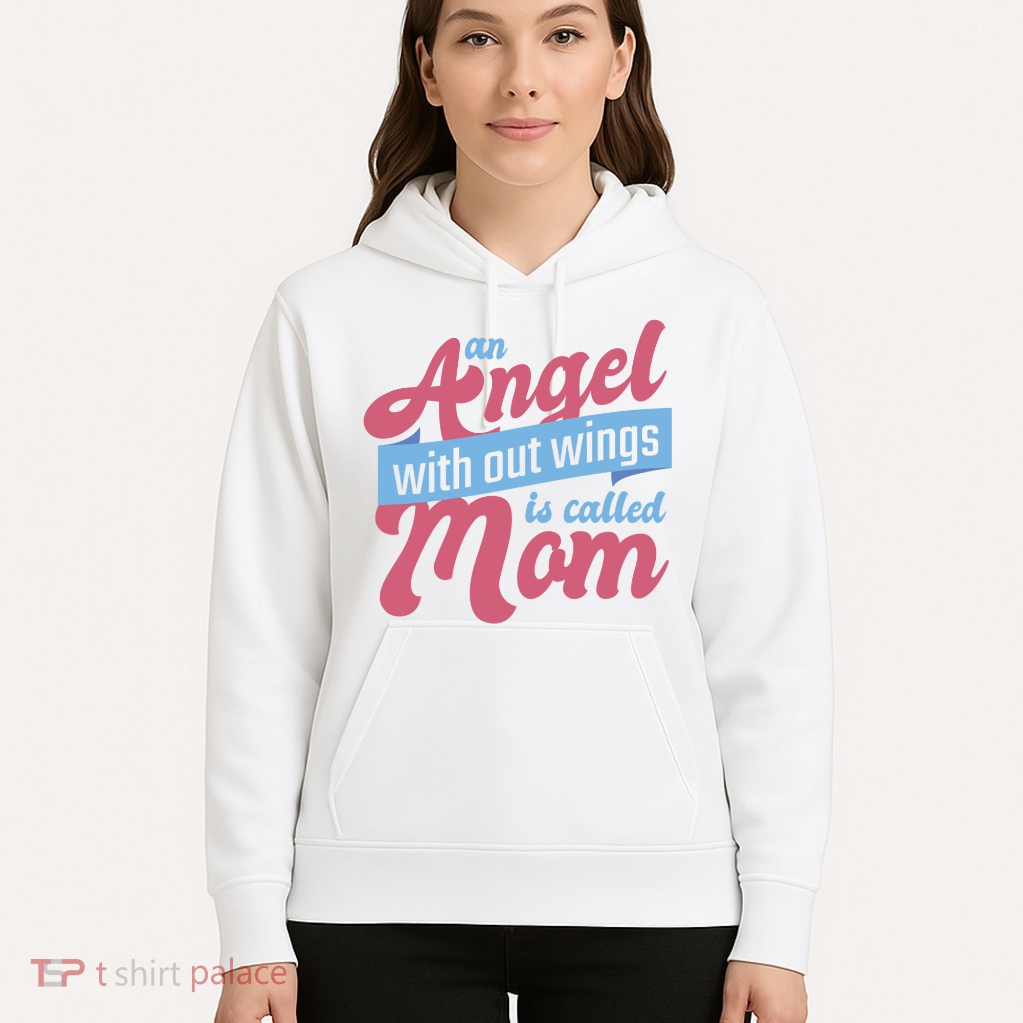 An Angel Without Wings Is Called Mom Hoodie
