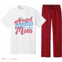 An Angel Without Wings Is Called Mom Pajama Set thumb 0