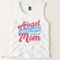 An Angel Without Wings Is Called Mom Tank Top thumb 2