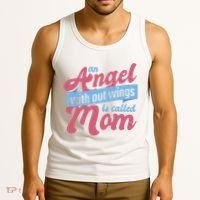 An Angel Without Wings Is Called Mom Tank Top thumb 3