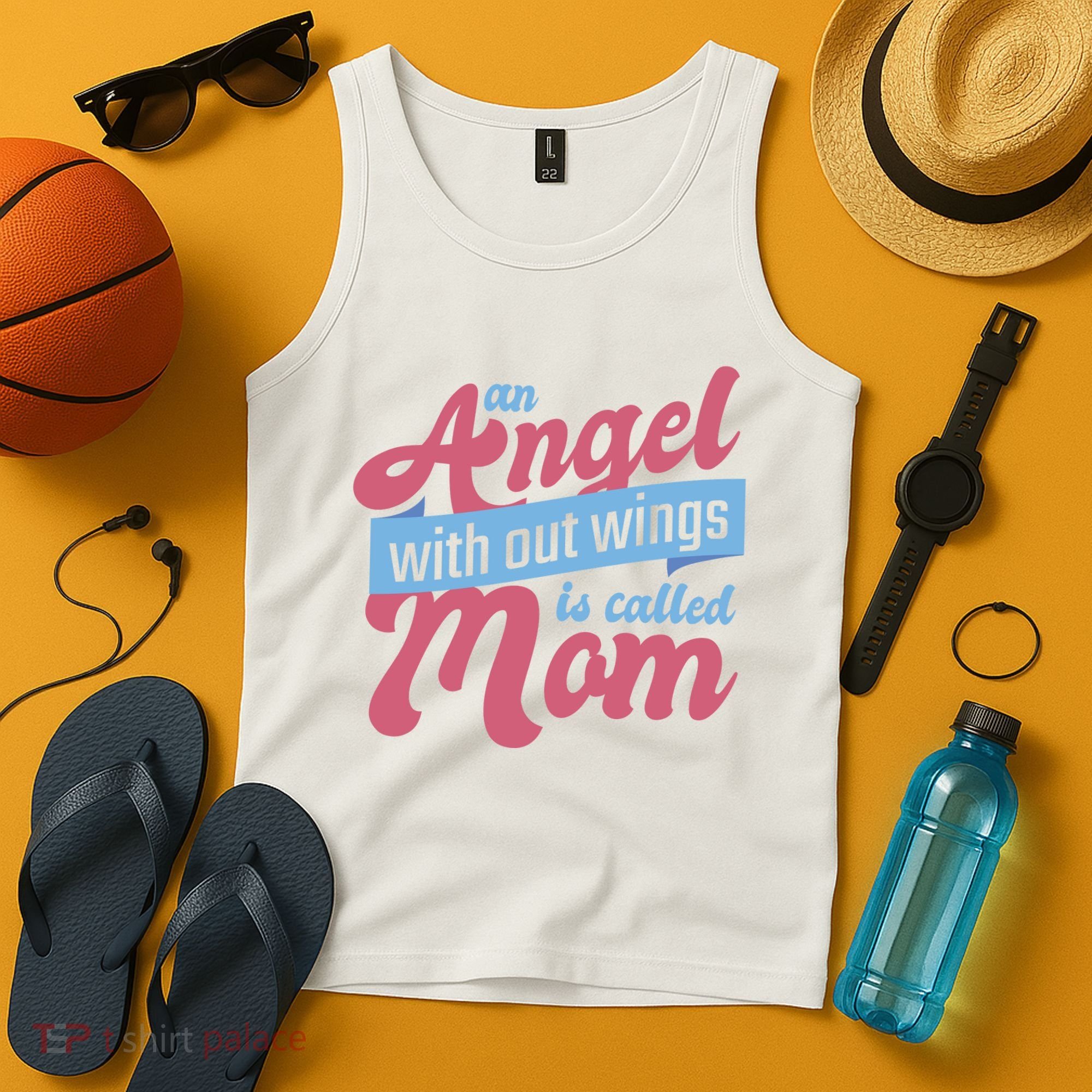 An Angel Without Wings Is Called Mom Tank Top