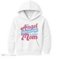 An Angel Without Wings Is Called Mom Kids Hoodie thumb 0