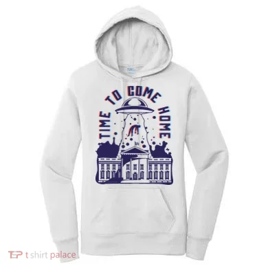 Alien Abduction White House Women's Hoodie