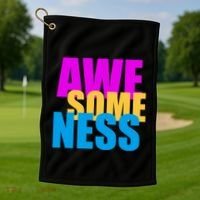 Awesomeness Golf Towel thumb 1