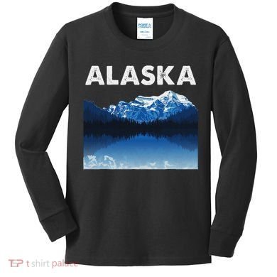 Alaska Alaska Wilderness Kids Long Sleeve Shirt