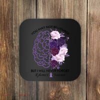 AlzheimerS Awareness You May Not Remember Coaster thumb 0