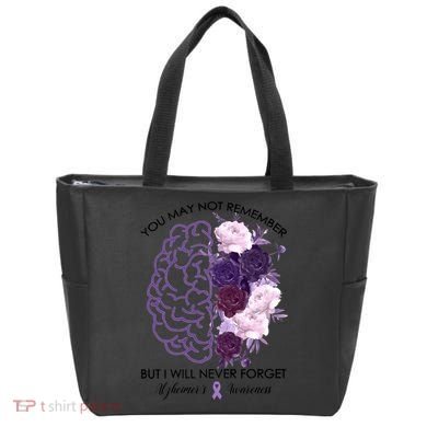 AlzheimerS Awareness You May Not Remember Tote Bag