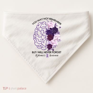AlzheimerS Awareness You May Not Remember USA-Made Doggie Bandana
