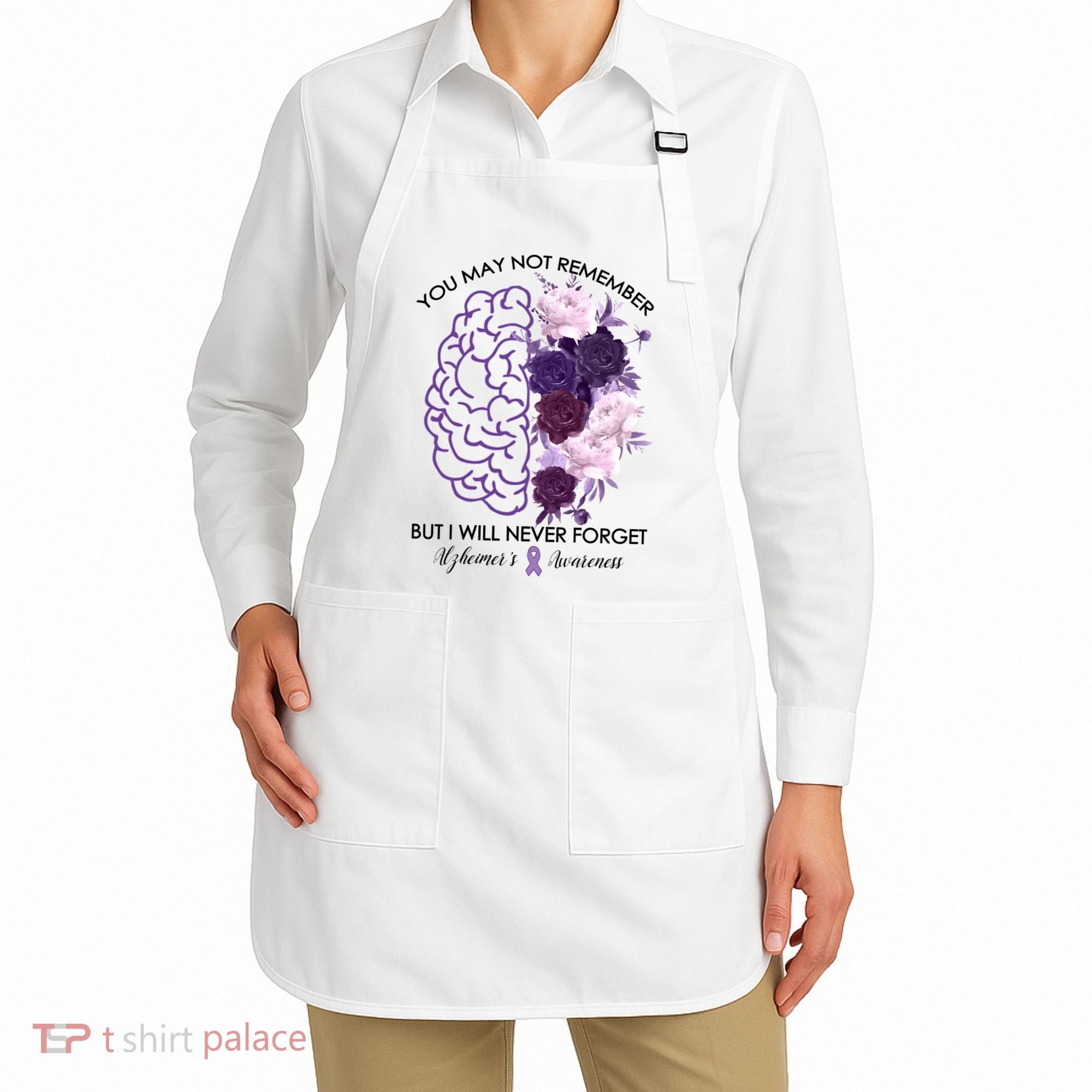 AlzheimerS Awareness You May Not Remember Apron