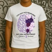 AlzheimerS Awareness You May Not Remember T-Shirt thumb 3