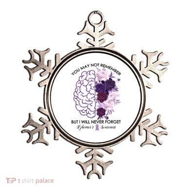 AlzheimerS Awareness You May Not Remember Ornament