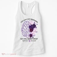 AlzheimerS Awareness You May Not Remember Women's Tank Top thumb 0