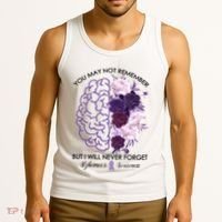 AlzheimerS Awareness You May Not Remember Tank Top thumb 3