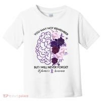 AlzheimerS Awareness You May Not Remember Toddler T-Shirt thumb 0