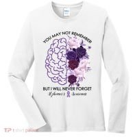 AlzheimerS Awareness You May Not Remember Women's Long Sleeve Shirt thumb 0