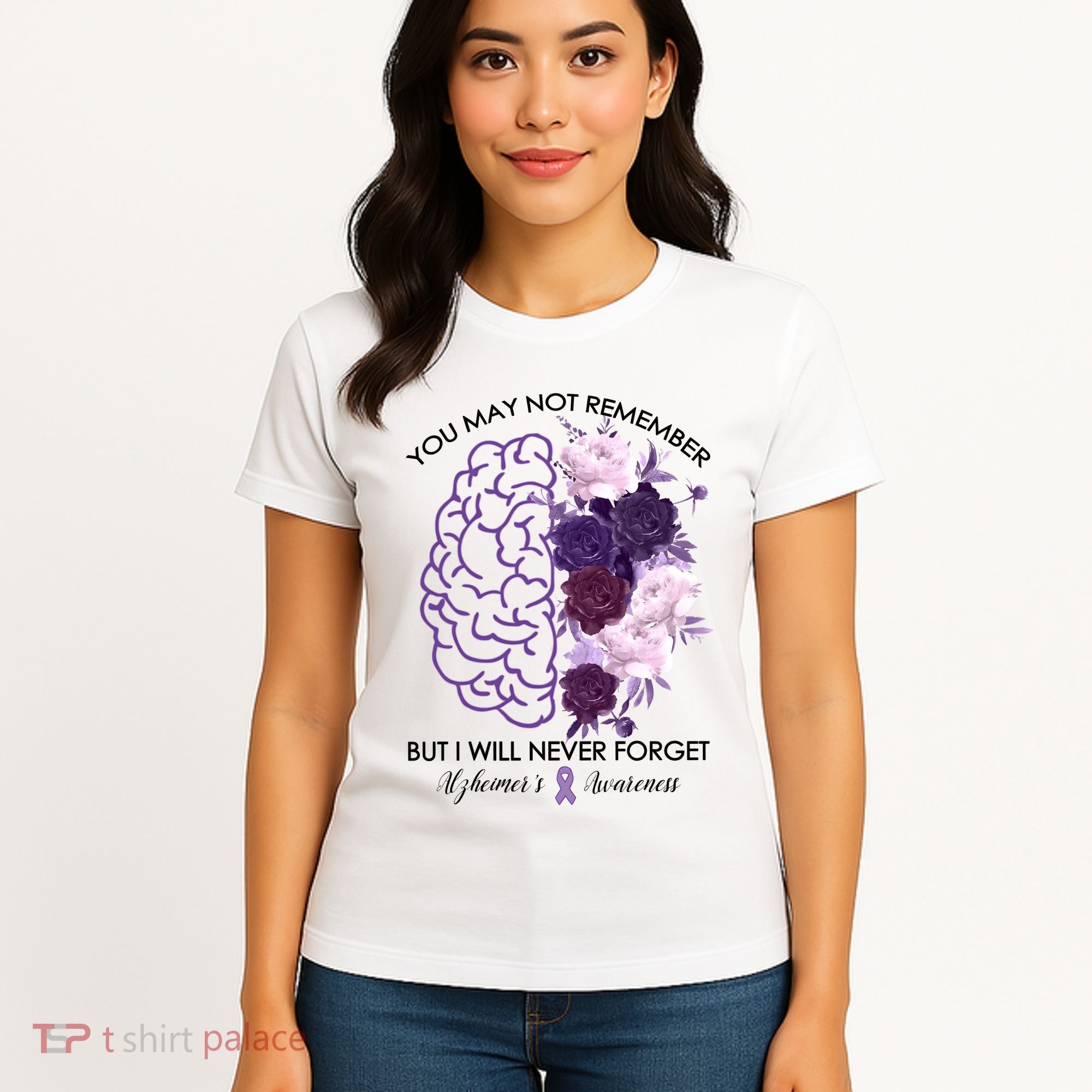 AlzheimerS Awareness You May Not Remember Women's T-Shirt