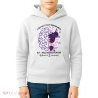 AlzheimerS Awareness You May Not Remember Kids Hoodie thumb 4