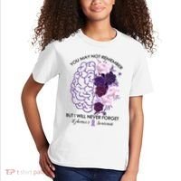 AlzheimerS Awareness You May Not Remember Kids T-Shirt thumb 2