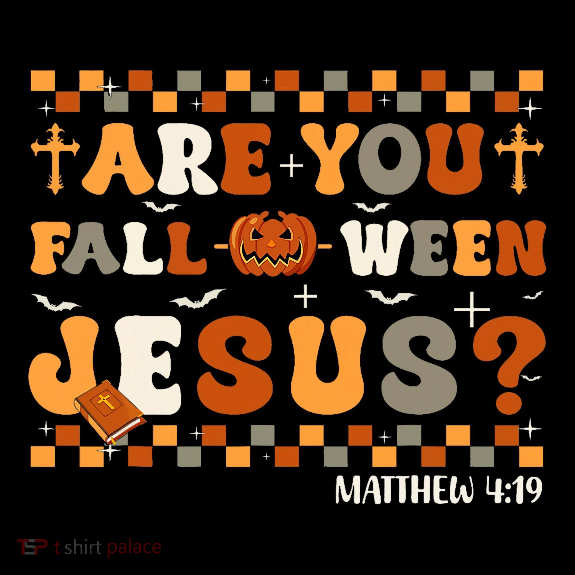 Autumn Are You Falloween Jesus Christian Halloween Pumpkin Coffee Mug