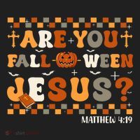 Autumn Are You Falloween Jesus Christian Halloween Pumpkin Tumbler thumb 3