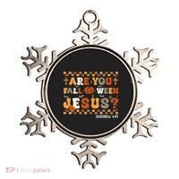 Autumn Are You Falloween Jesus Christian Halloween Pumpkin Ornament thumb 0