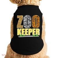 African Animals Zebra Giraffe Zookeeper Zoo Keeper Doggie Tank thumb 0