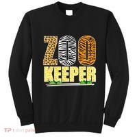 African Animals Zebra Giraffe Zookeeper Zoo Keeper Sweatshirt thumb 0