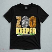African Animals Zebra Giraffe Zookeeper Zoo Keeper T-Shirt thumb 5