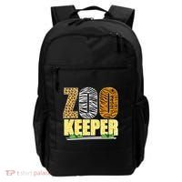 African Animals Zebra Giraffe Zookeeper Zoo Keeper Backpack thumb 0