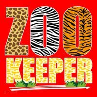 African Animals Zebra Giraffe Zookeeper Zoo Keeper Santa Hat thumb 1