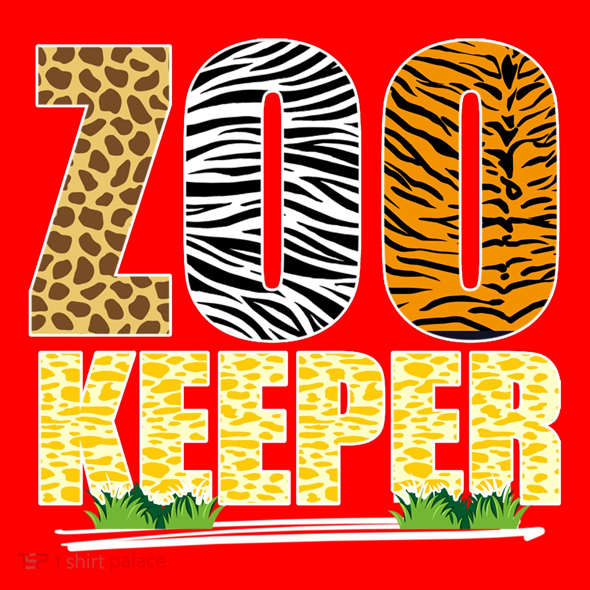 African Animals Zebra Giraffe Zookeeper Zoo Keeper Santa Hat