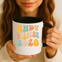 Andy Beshear 2028 For President Resist Wavy Groovy Election Coffee Mug thumb 3