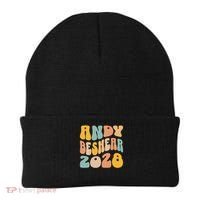 Andy Beshear 2028 For President Resist Wavy Groovy Election Beanie thumb 0