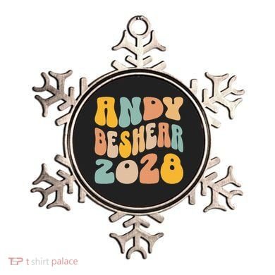 Andy Beshear 2028 For President Resist Wavy Groovy Election Ornament