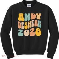 Andy Beshear 2028 For President Resist Wavy Groovy Election Kids Sweatshirt thumb 0
