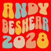 Andy Beshear 2028 For President Resist Wavy Groovy Election Santa Hat thumb 1