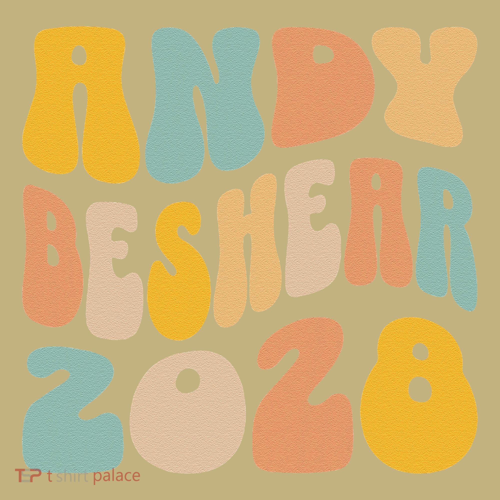 Andy Beshear 2028 For President Resist Wavy Groovy Election Mousepad