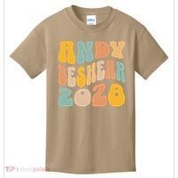 Andy Beshear 2028 For President Resist Wavy Groovy Election Kids T-Shirt thumb 0