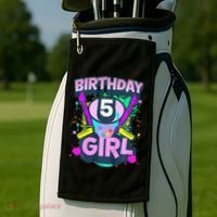 Artist Birthday 5 Year Old Painter 5th Birthday Party Golf Towel thumb 2