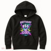 Artist Birthday 5 Year Old Painter 5th Birthday Party Kids Hoodie thumb 0