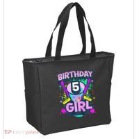 Artist Birthday 5 Year Old Painter 5th Birthday Party Tote Bag thumb 2